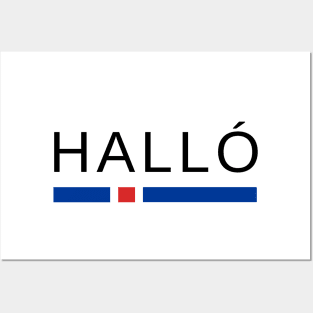 Halló Iceland Posters and Art